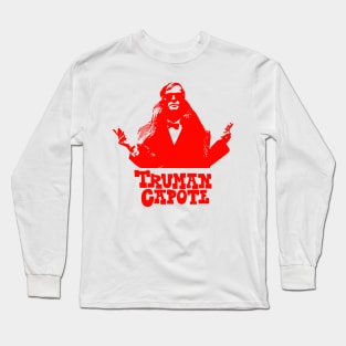 The Bulldog - Truman Capote Tribute Illustration Long Sleeve T-Shirt